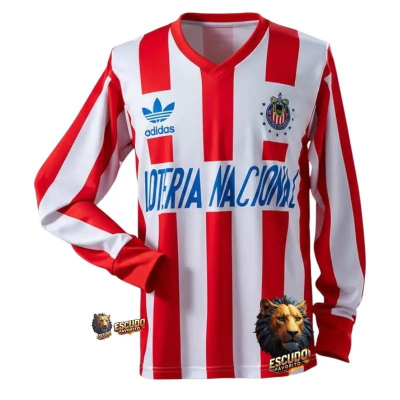 CHIVAS GUADALAJARA I 91/92 HOMBRE RETRO MANGA LARGA