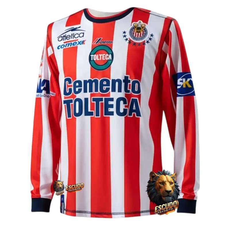 CHIVAS GUADALAJARA I 02/03 HOMBRE RETRO MANGA LARGA