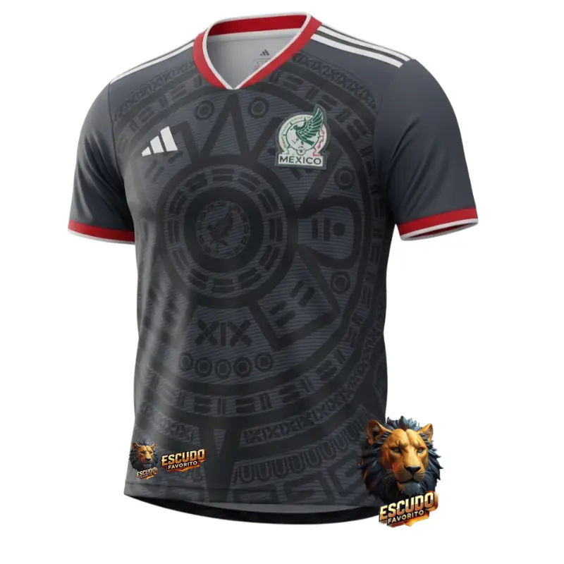 CAMISETA MEXICO NEGRA 2026 MUNDIAL HOMBRE