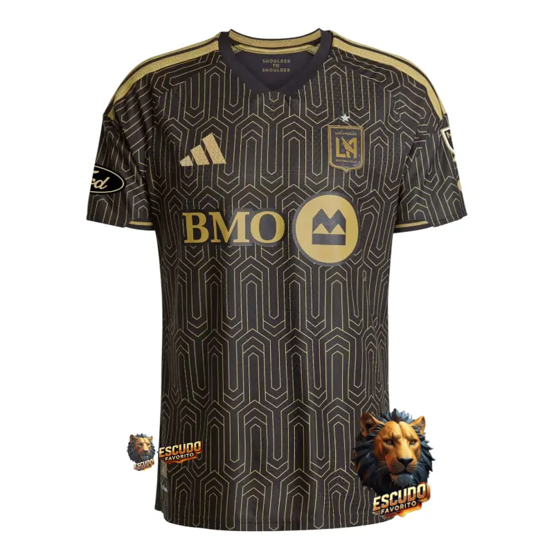 CAMISETA LOS ANGELES GALAXY I 26/27 NEGRA HOMBRE