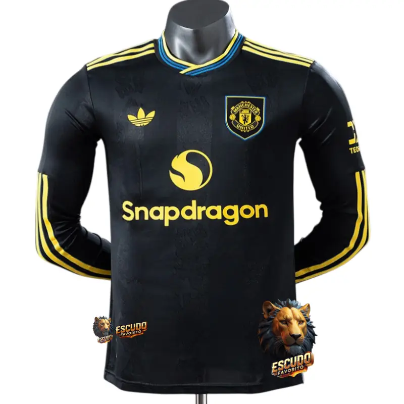 MANCHESTER UNITED III 25/26 HOMBRE MANGA LARGA VERSIÓN JUGADOR