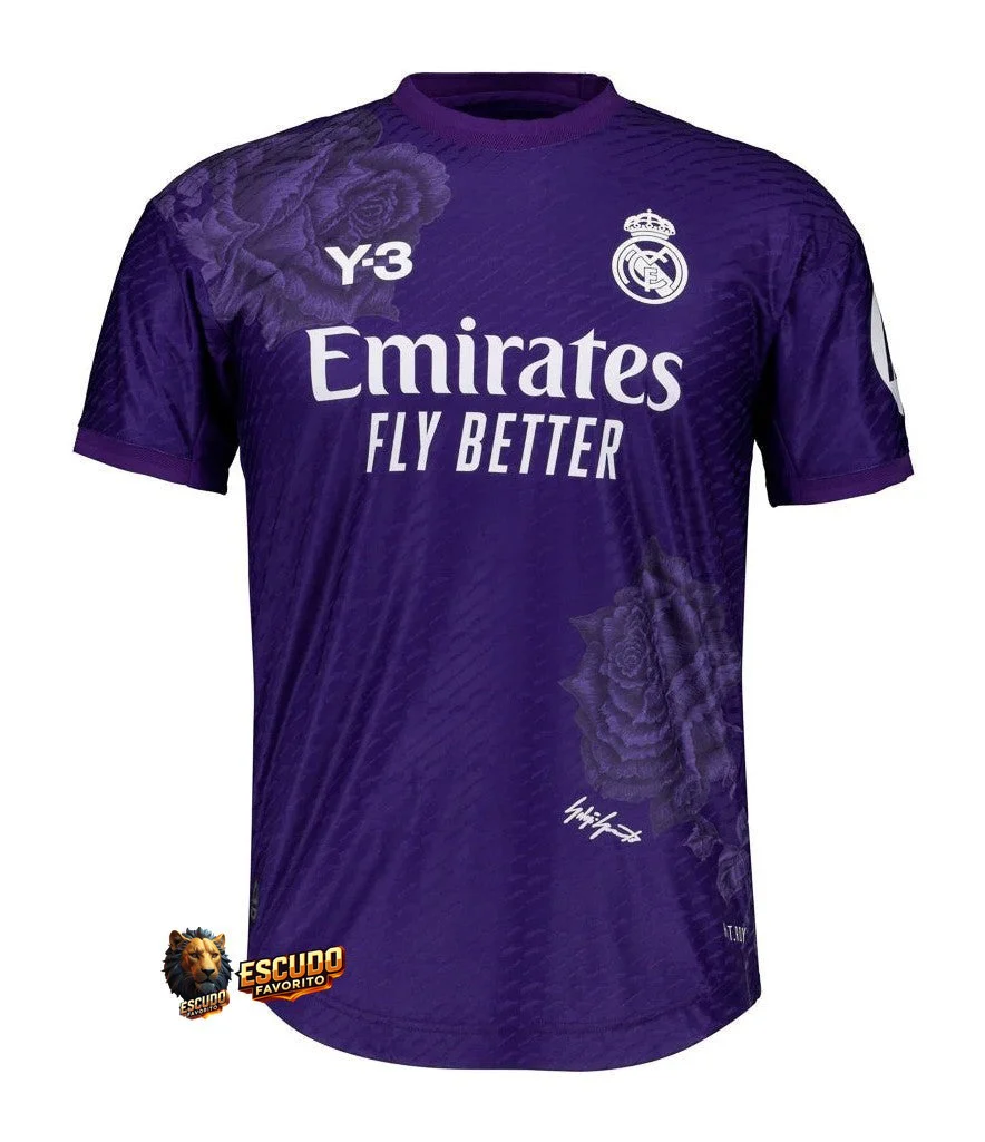 CAMISETA REAL MADRID Y-3 MORADA 24/25 HOMBRE