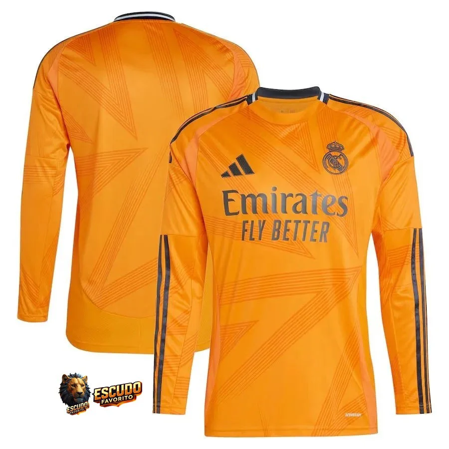 REAL MADRID II NARANJA 24/25 HOMBRE (MANGA LARGA)