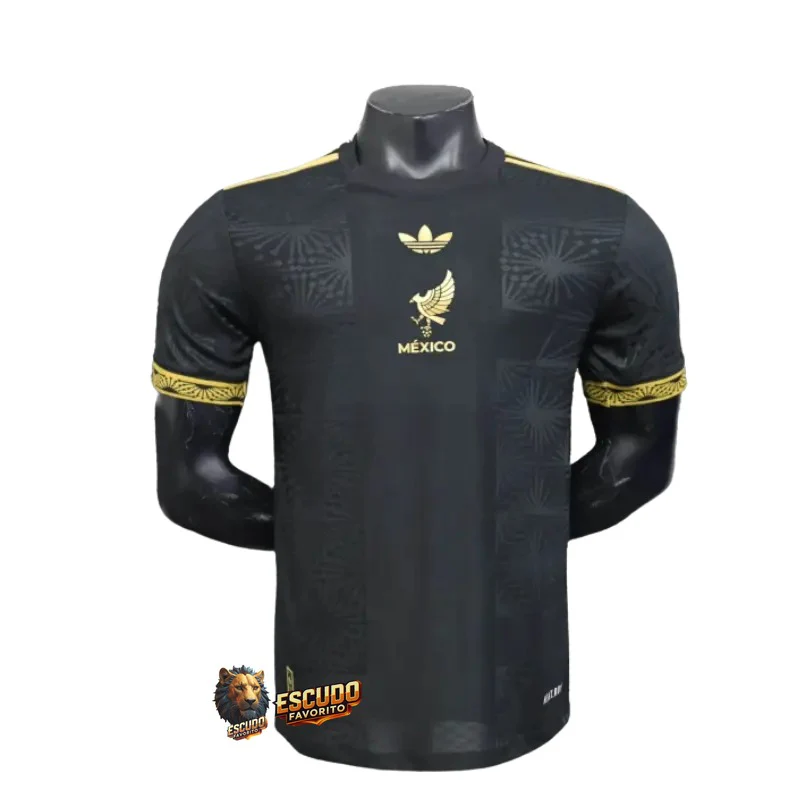 CAMISETA MEXICO NEGRA 25/26 HOMBRE (VERSIÓN JUGADOR)