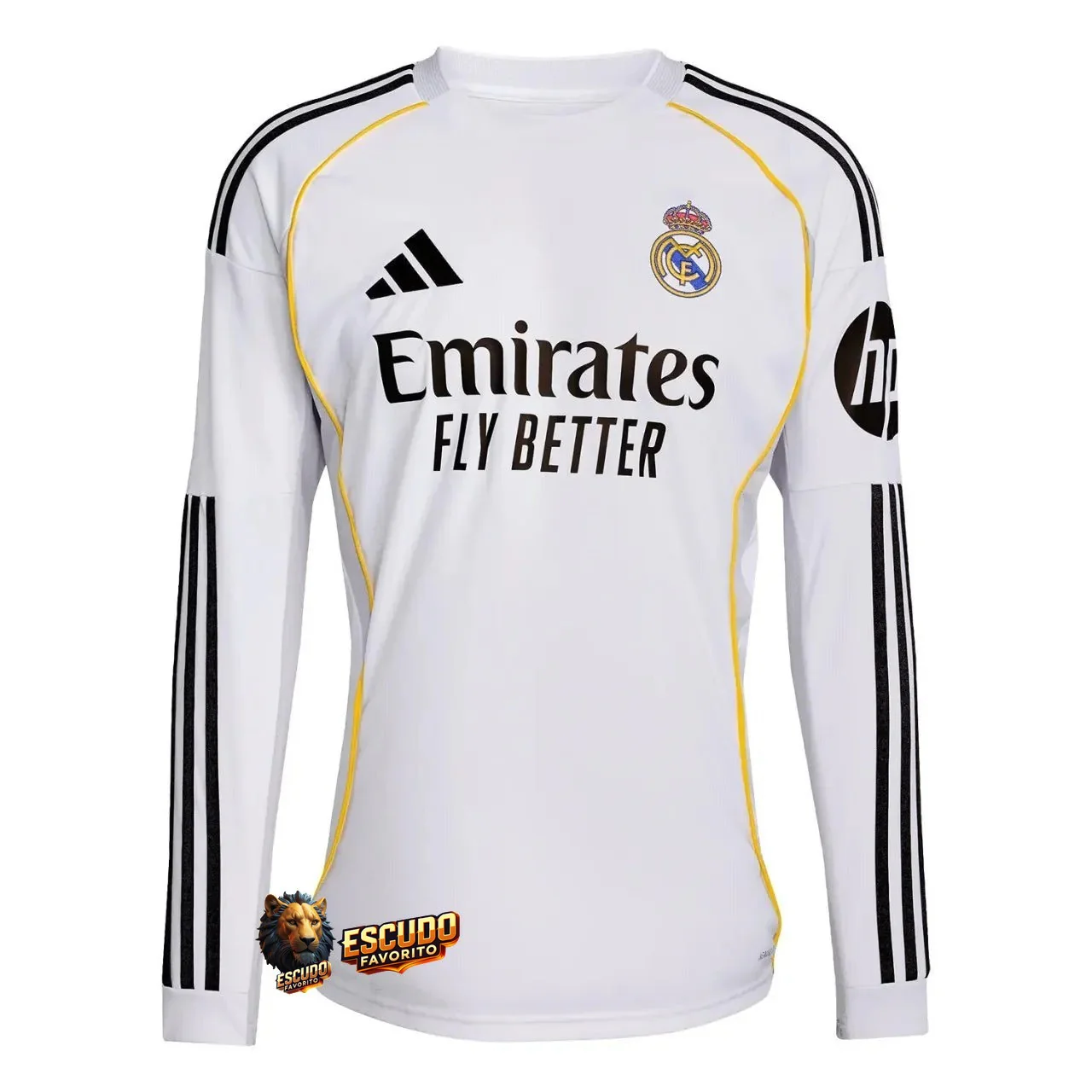 REAL MADRID I BLANCA 25/26 HOMBRE (MANGA LARGA)