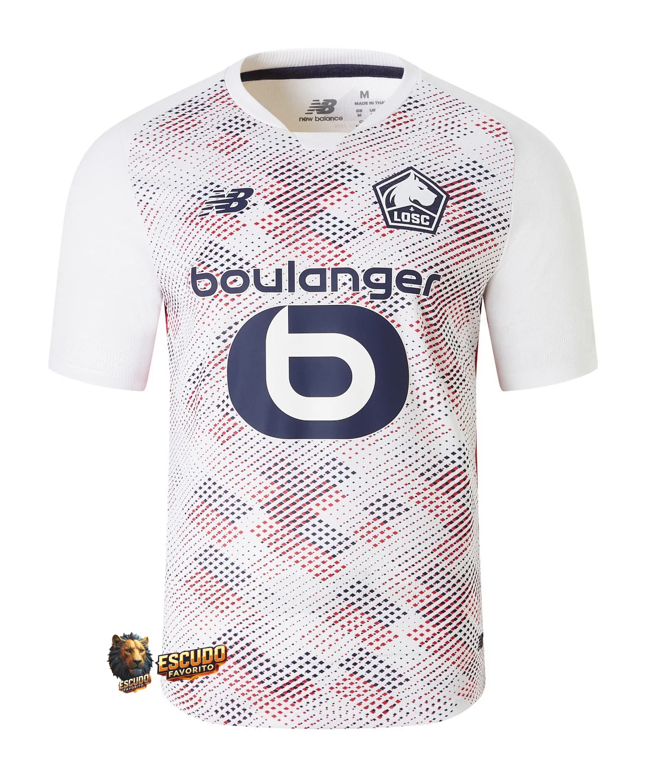 CAMISETA LILLE II BLANCA 24/25 HOMBRE