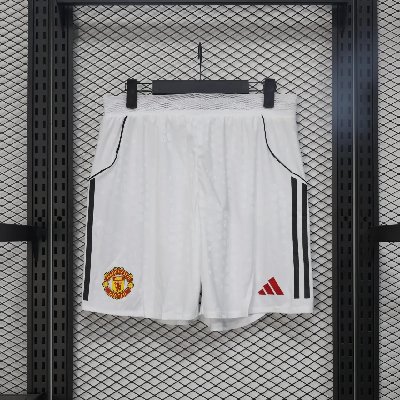 PANTALONES CORTOS MANCHESTER UNITED BLANCO 25/26 JUGADOR