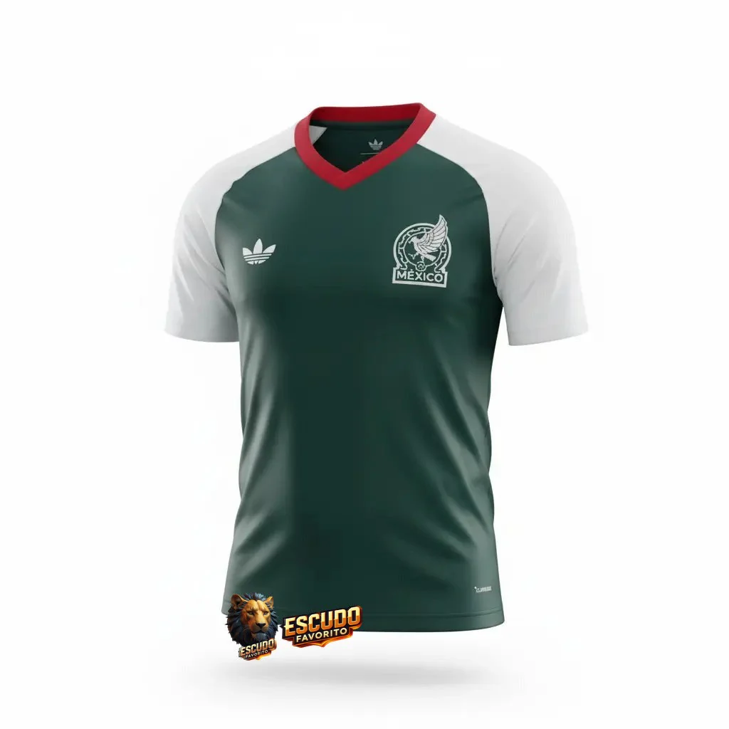 CAMISETA MEXICO ENTRENAMIENTO 2026 MUNDIAL HOMBRE