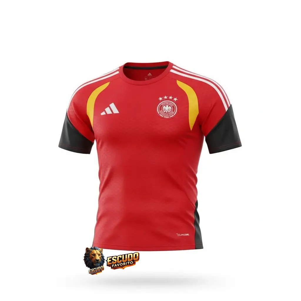 CAMISETA ALEMANIA ENTRENAMIENTO ROJA 25/26 HOMBRE