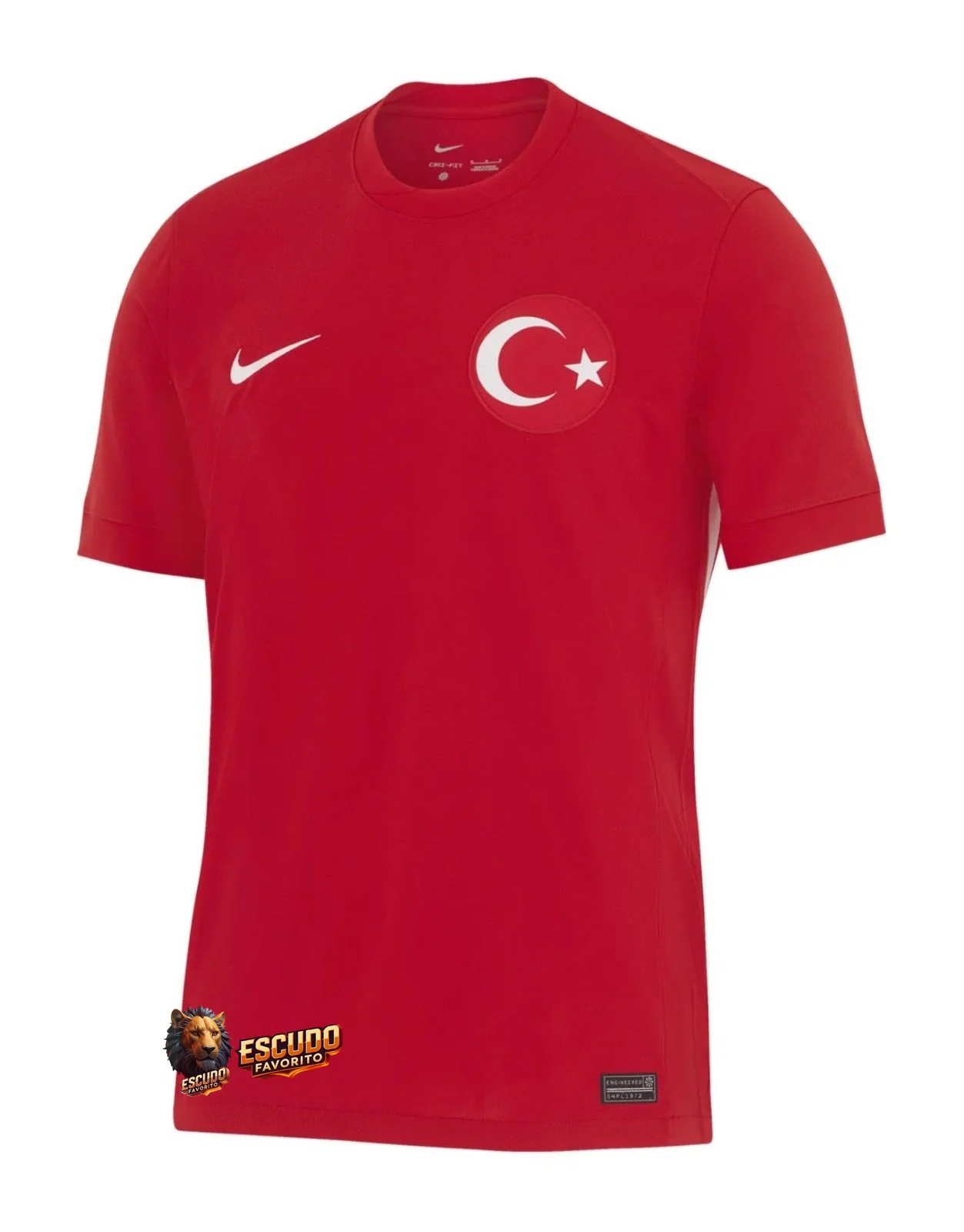 CAMISETA TURQUÍA II 24/25 ROJO EURO HOMBRE