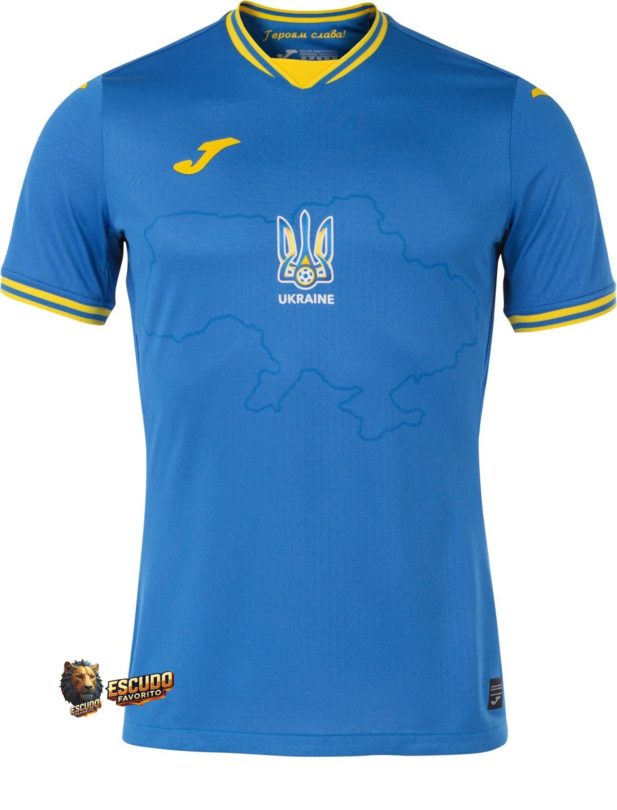 CAMISETA UCRANIA II 24/25 AZUL EURO HOMBRE