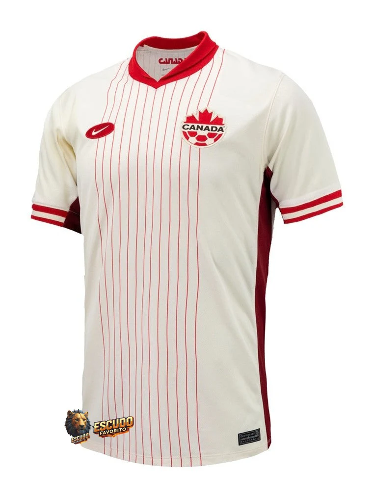 CAMISETA CANADÁ II COPA AMÉRICA 2024 ROJO HOMBRE