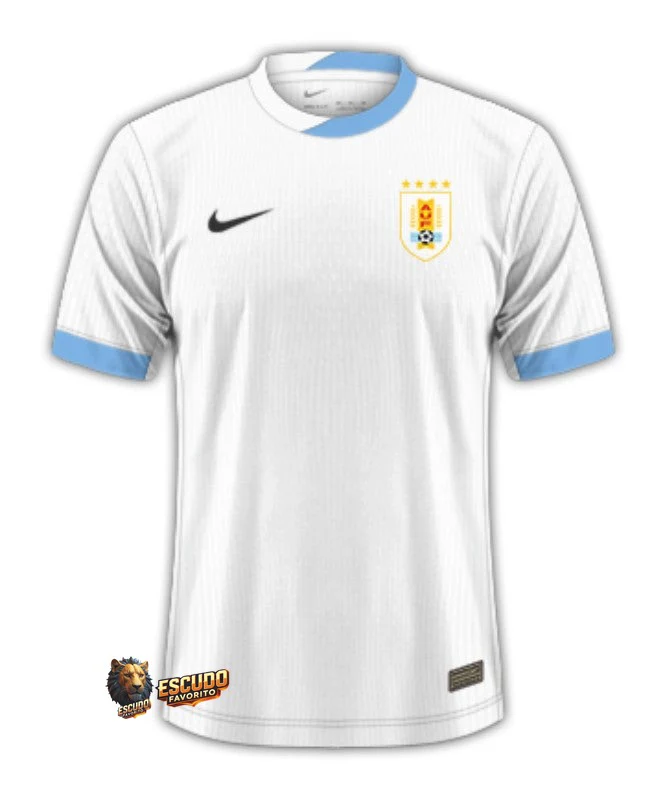 CAMISETA URUGUAY II 24/25 BLANCA COPA AMÉRICA HOMBRE