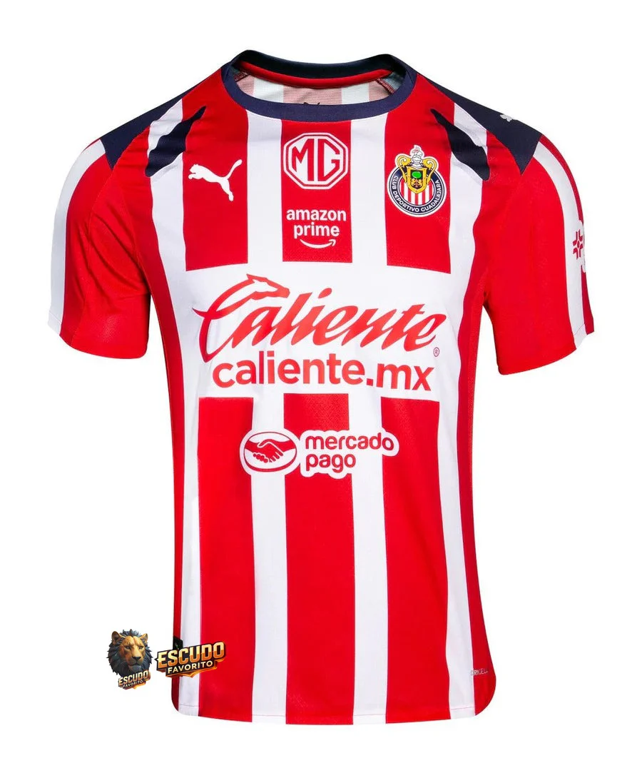 CAMISETA CHIVAS GUADALAJARA I 25/25 HOMBRE