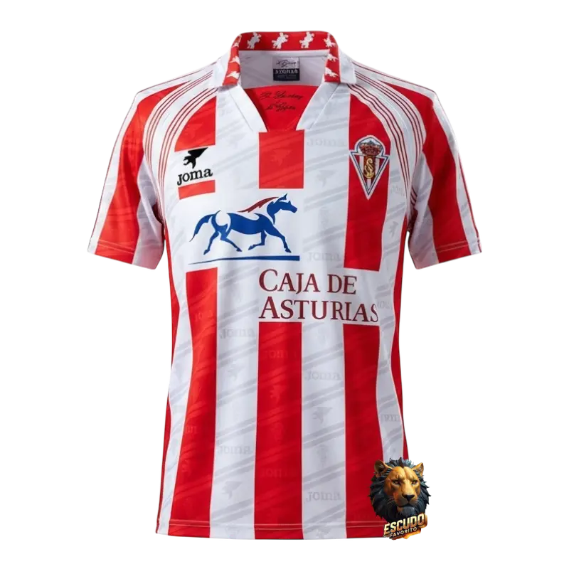 GIJON RETRO ROJA I 95/96 RETRO HOMBRE