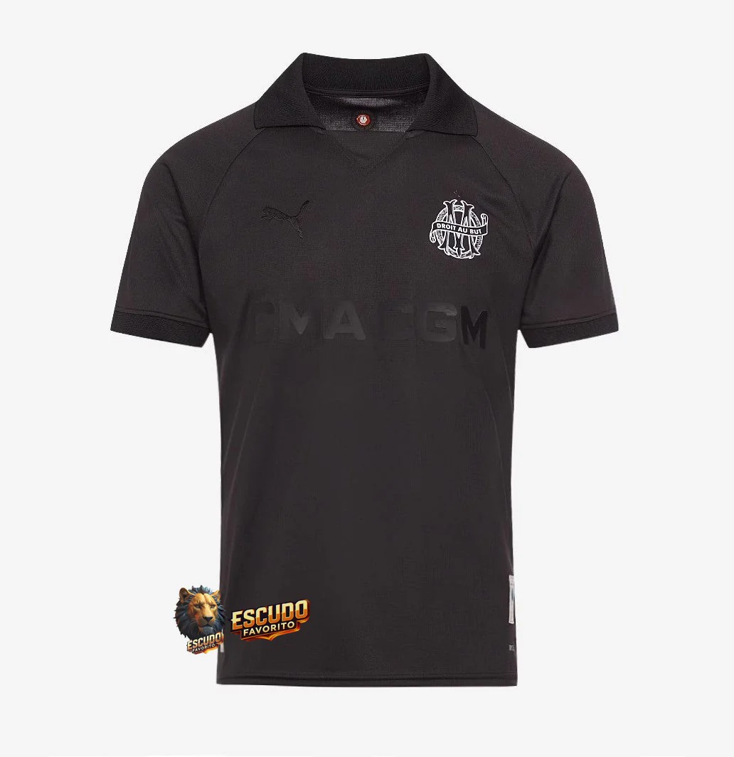 OLYMPIQUE DE MARSEILLE ANIVERSARIO 125th 24/25 NEGRA HOMBRE