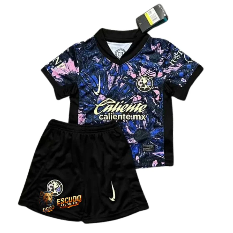 CAMISETA CONJUNTO AMERICA DO MEXICO III 2024-25 EQUIPACIÓN PARA NIÑOS