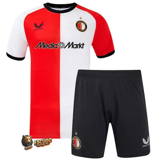 CAMISETA FEYENOORD I 2024-25 EQUIPACIÓN PARA NIÑOS