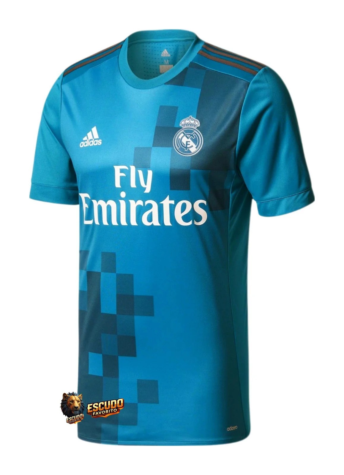 CAMISETA REAL MADRID III 17/18 HOMBRE (RETRO)