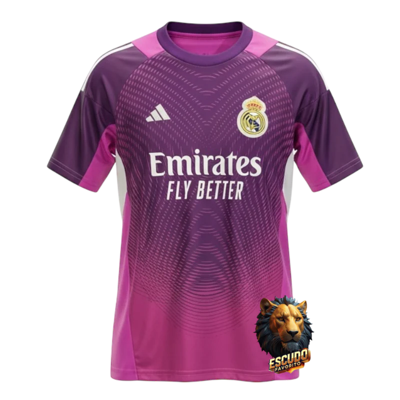 REAL MADRID PORTERO ROSA 25/26 HOMBRE