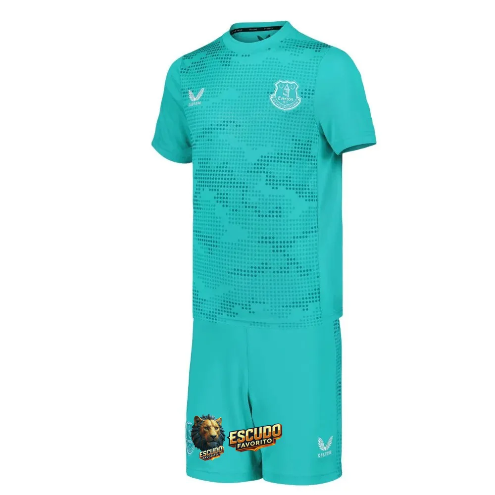 EVERTON PORTERO EQUIPACIÓN PARA NIÑOS 24/25 AZUL