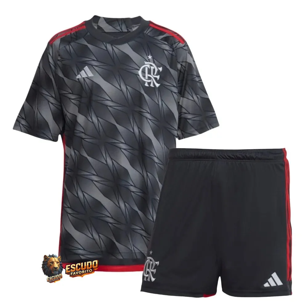 CAMISETA FLAMENGO III 24/25 EQUIPACIÓN PARA NIÑOS