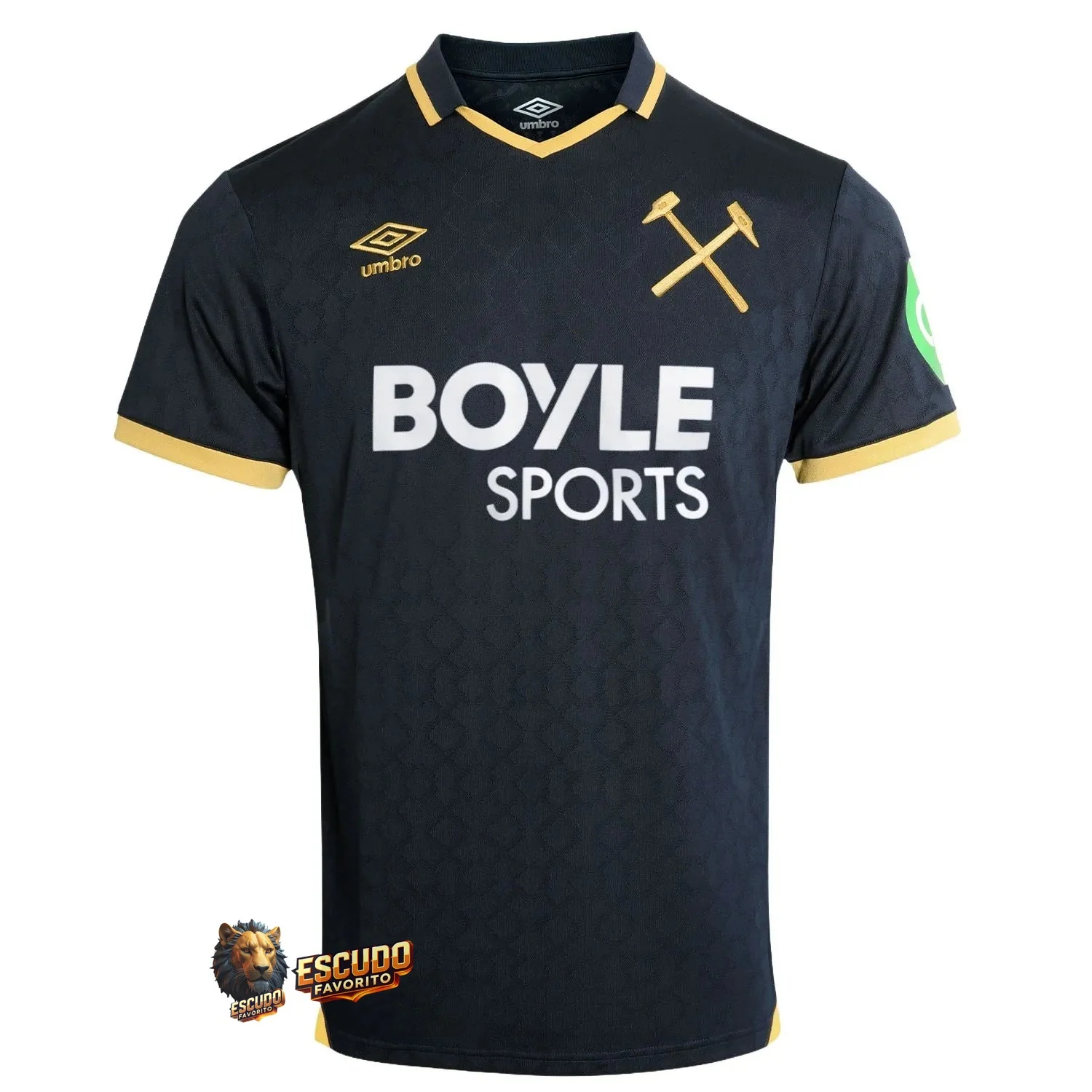 CAMISETA WEST HAM III 25/26 NEGRA HOMBRE