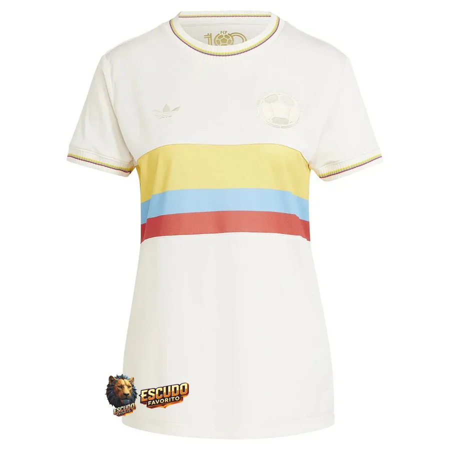CAMISETA COLOMBIA CENTENARIO 24-25 MUJER