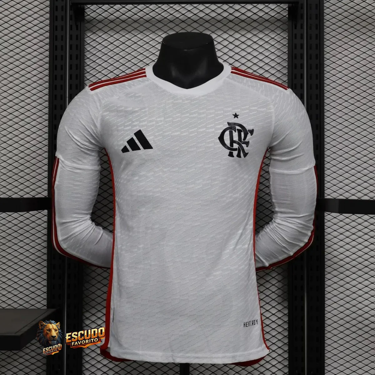 CAMISETA FLAMENGO II 24/25 HOMBRE MANGA LARGA (VERSIÓN JUGADOR)