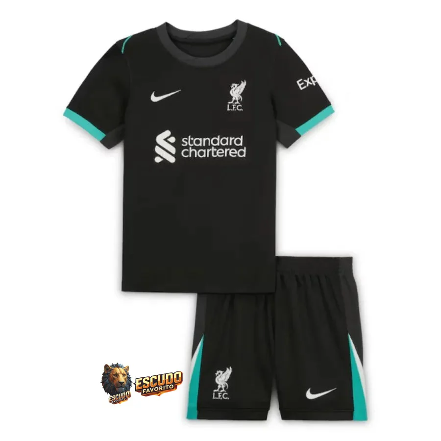 CAMISETA LIVERPOOL II 24/25 EQUIPACIÓN PARA NIÑOS