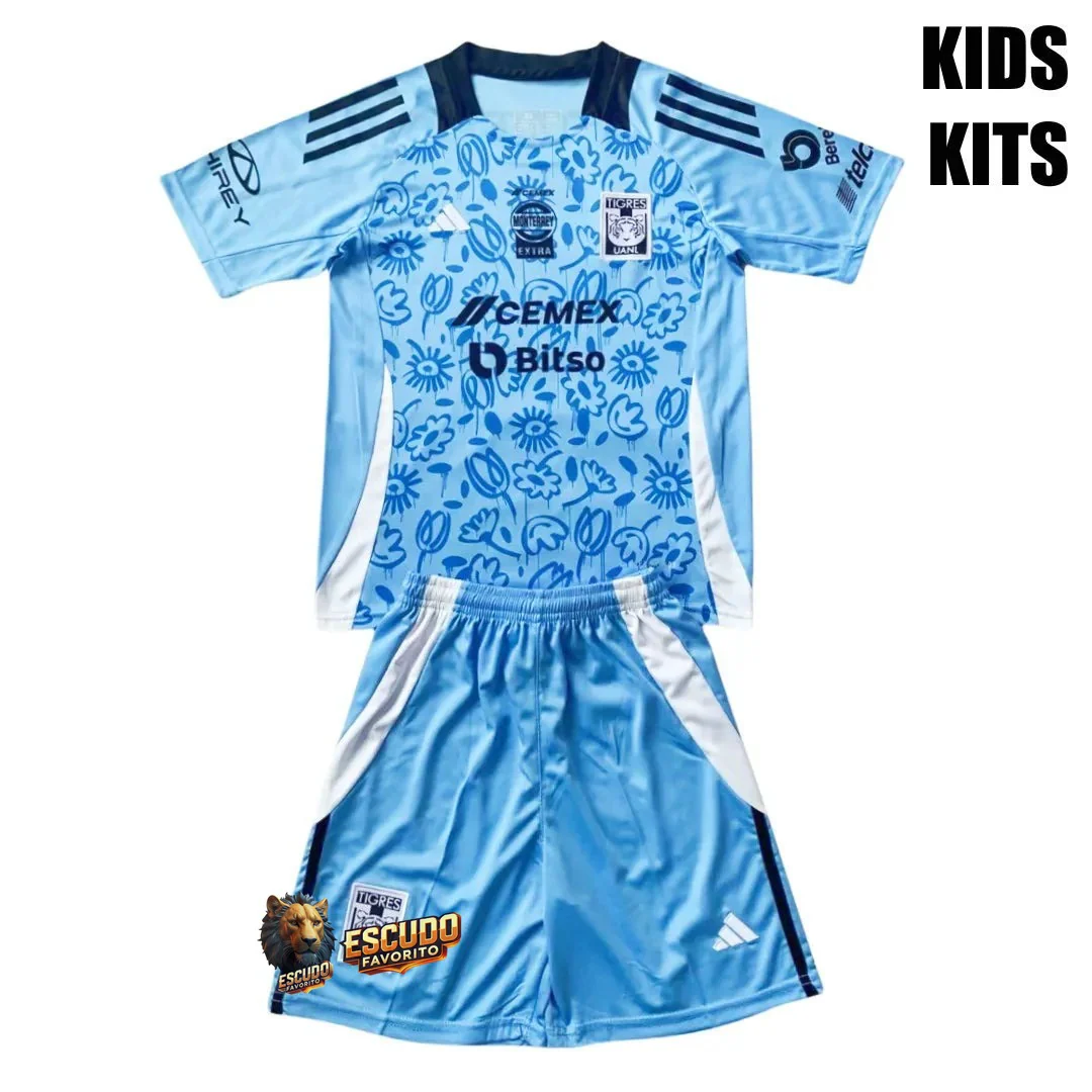 CAMISETA TIGRES EARTH DAY 24/25 EQUIPACIÓN PARA NIÑOS
