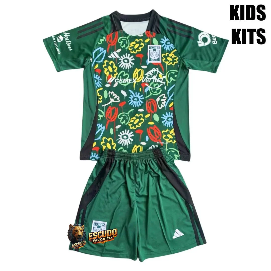 CAMISETA TIGRES EARTH DAY II 24/25 EQUIPACIÓN PARA NIÑOS