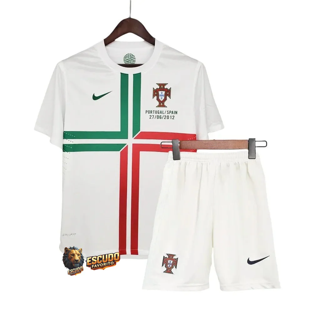 CAMISETA PORTUGAL I EURO 2012 EQUIPACIÓN PARA NIÑOS