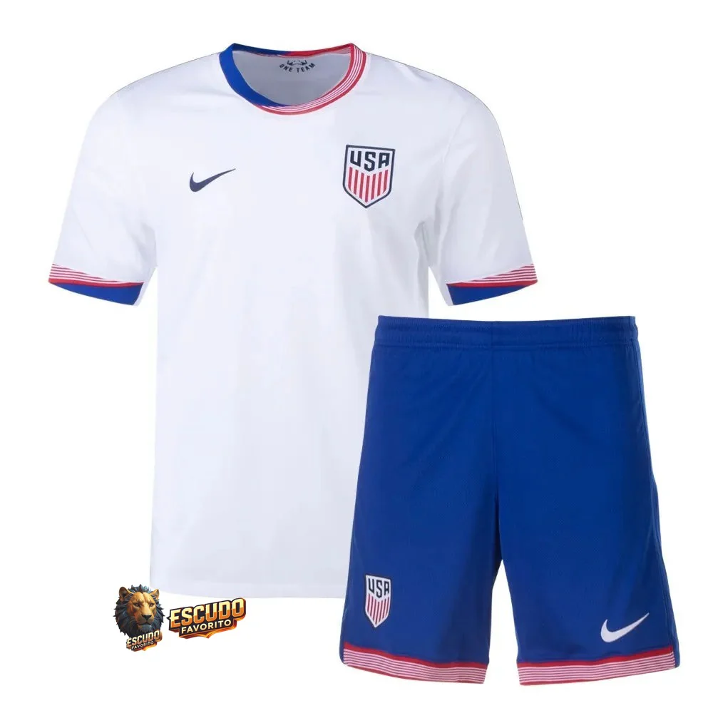 CAMISETA ESTADOS UNIDOS I 2024 EQUIPACIÓN PARA NIÑOS
