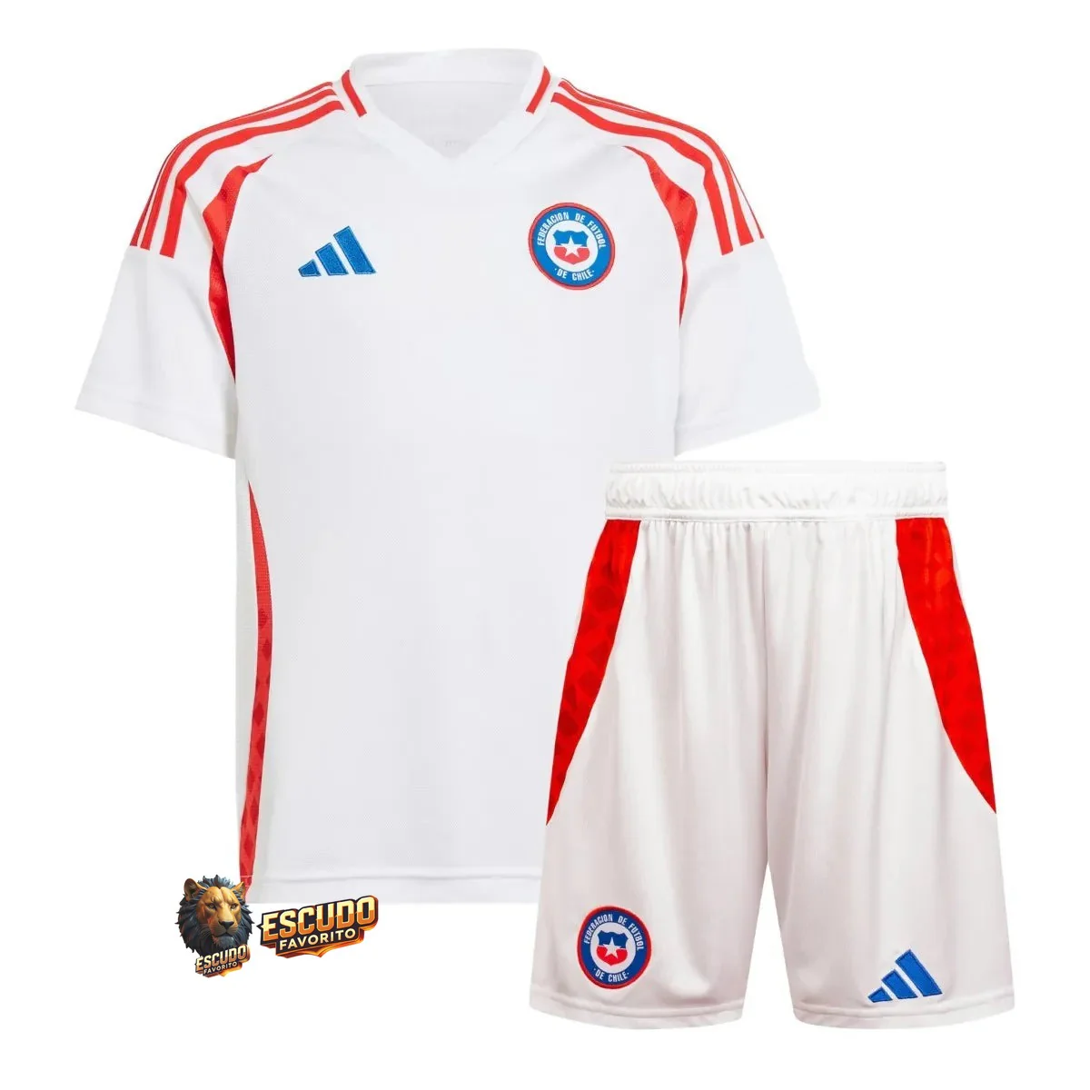CAMISETA CHILE II COPA AMÉRICA 2024 EQUIPACIÓN PARA NIÑOS