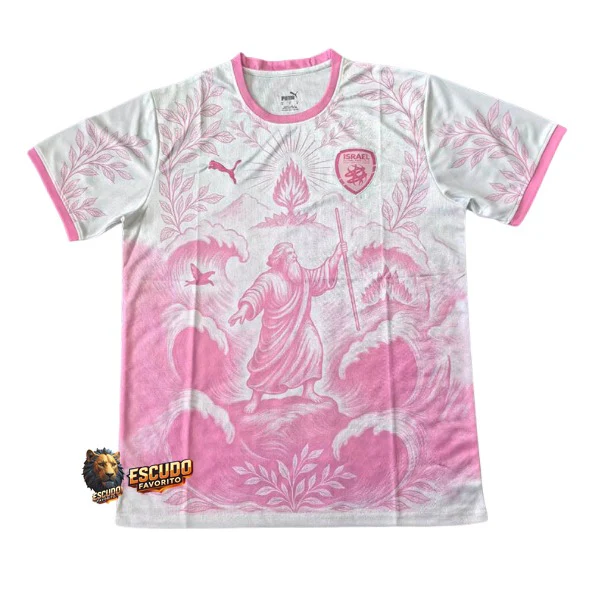 CAMISETA ISRAEL EDICIÓN ESPECIAL ROSA 25/26 HOMBRE