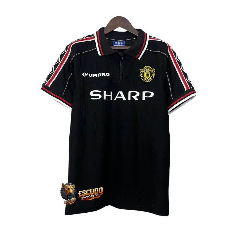 MANCHESTER UNITED 98/99 NEGRA HOMBRE (RETRO)