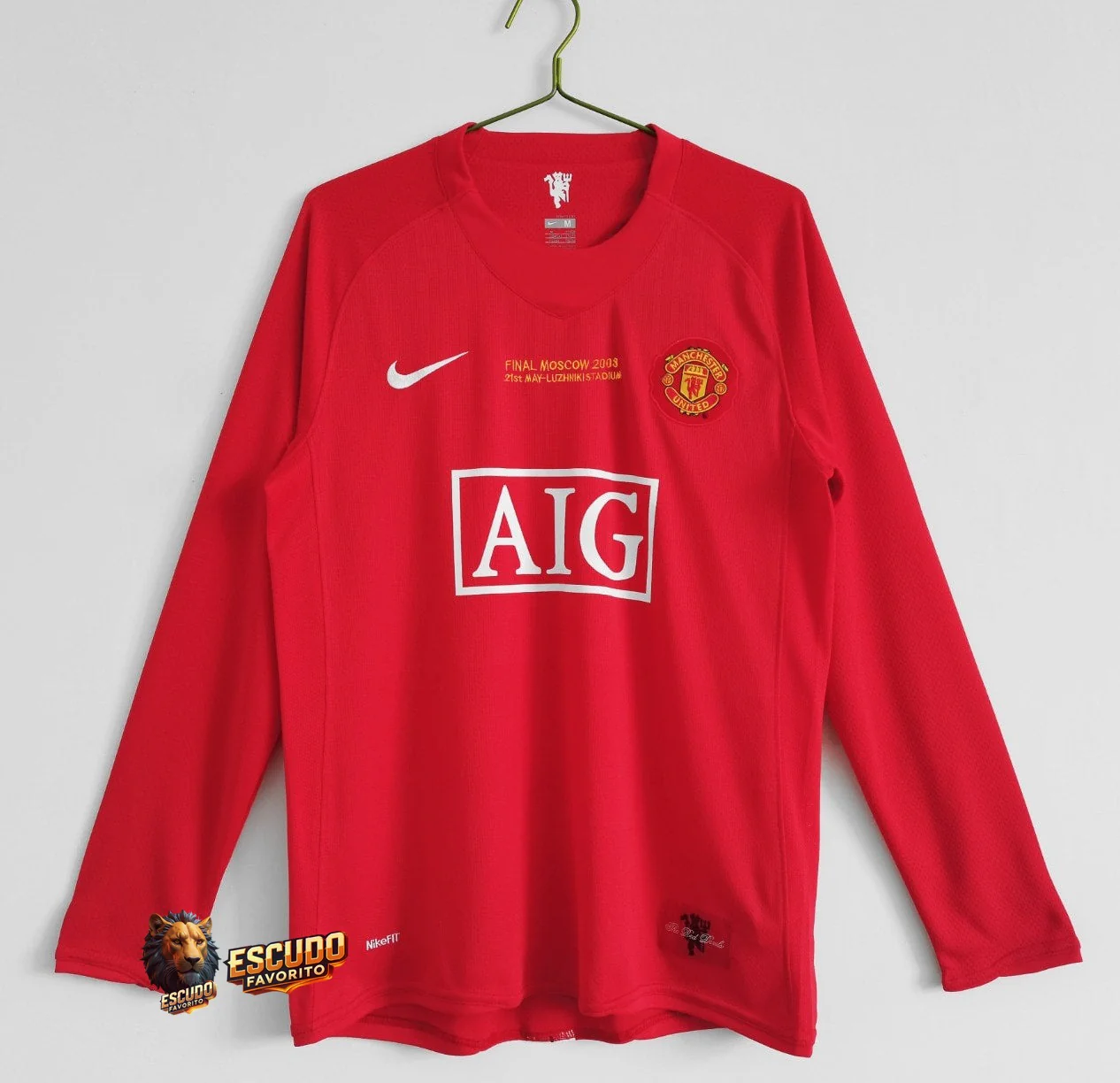 MANCHESTER UNITED I 07/08 HOMBRE (RETRO) MANGA LARGA
