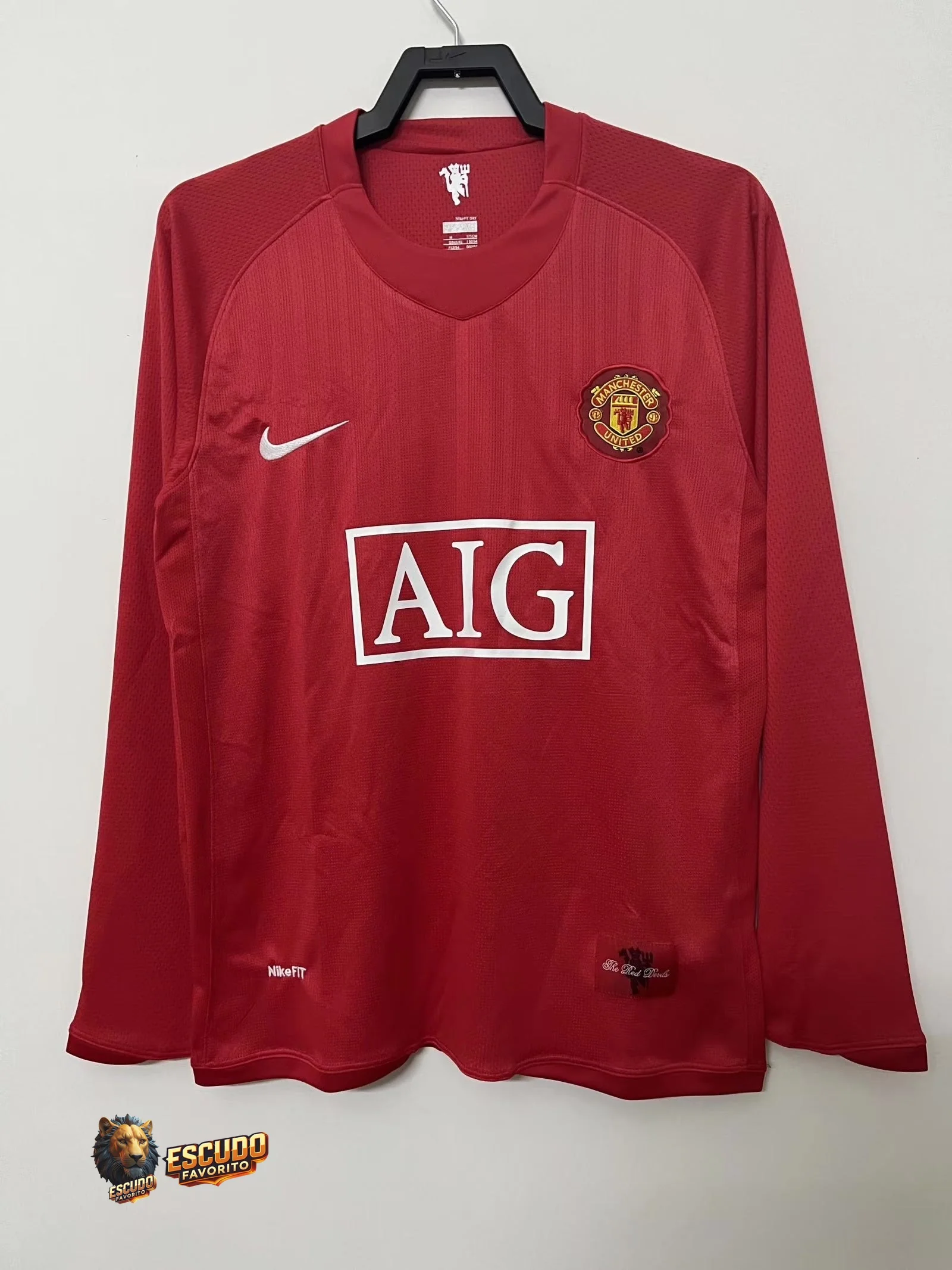 MANCHESTER UNITED I 08/09 HOMBRE (RETRO) MANGA LARGA