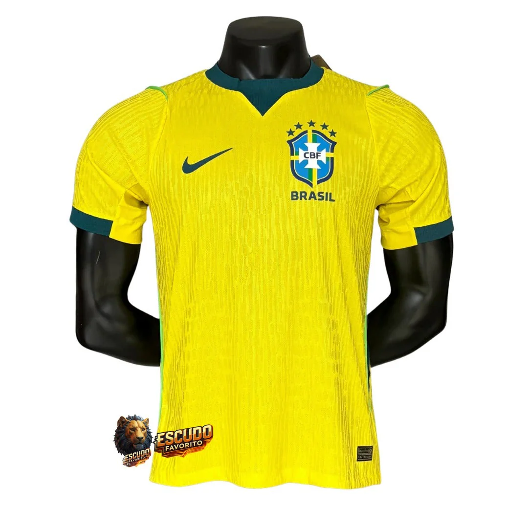 CAMISETA BRASIL I MUNDIAL 2026 HOMBRE (VERSIÓN JUGADOR)