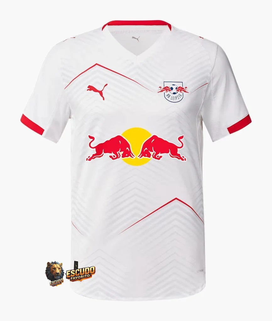 CAMISETA RB LEIPZIG 25/26 BLANCA HOMBRE