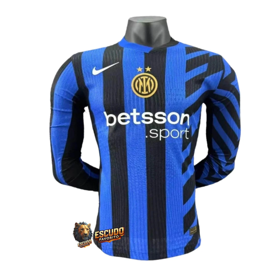 INTER DE MILAN I 24/25 HOMBRE MANGA LARGA VERSIÓN JUGADOR