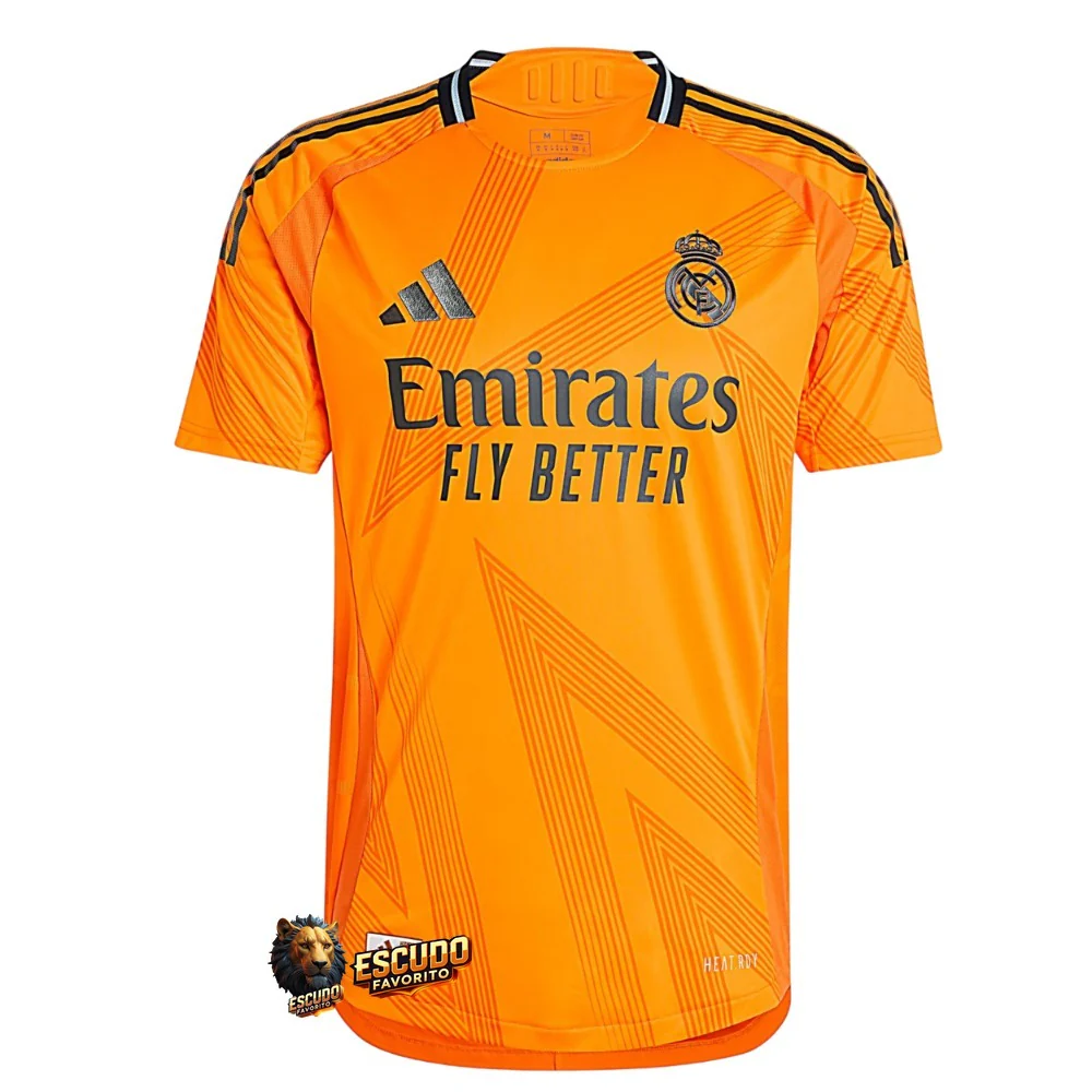 CAMISETA REAL MADRID II 24/25 NARANJA HOMBRE