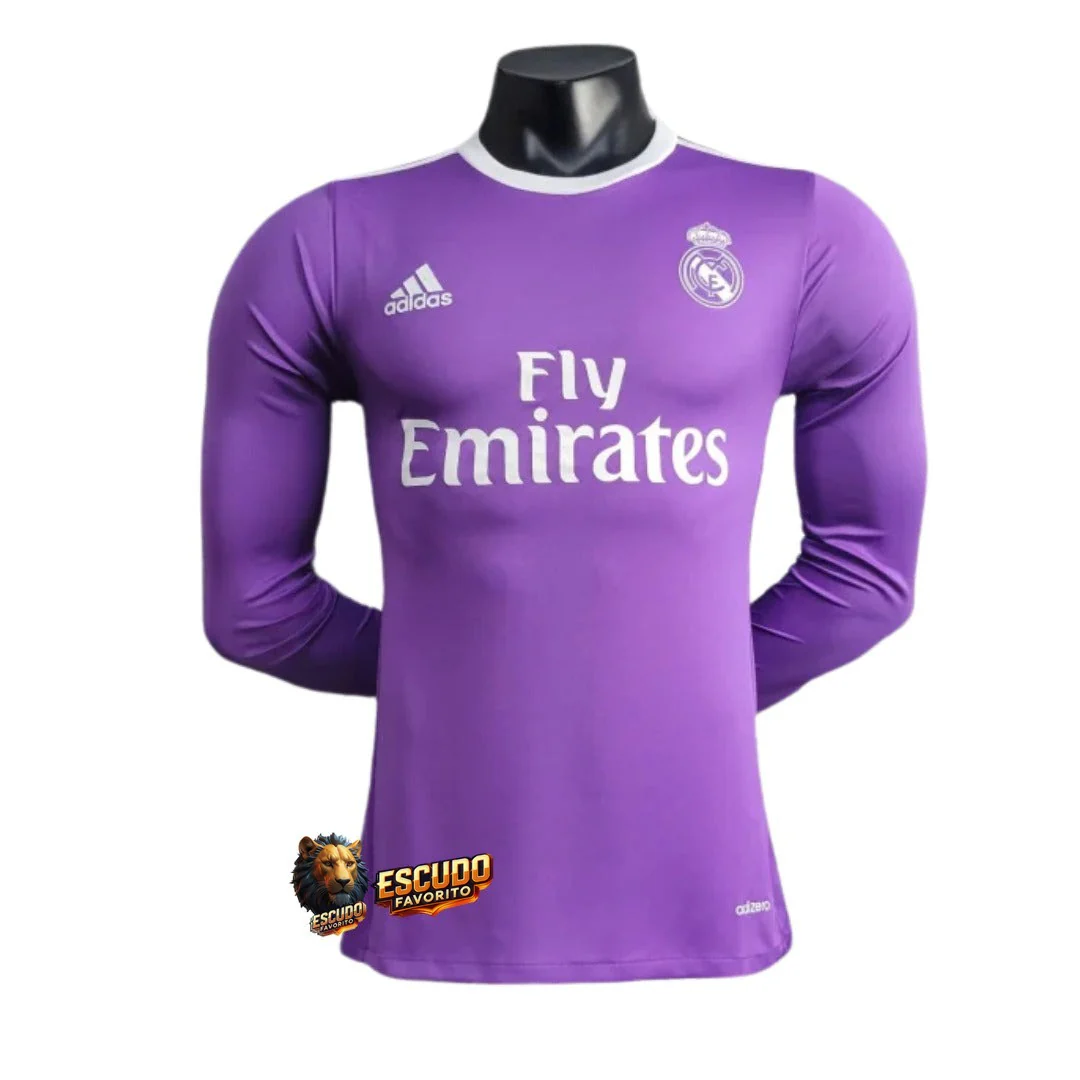 REAL MADRID II 16/17 HOMBRE MANGA LARGA VERSIÓN JUGADOR RETRO
