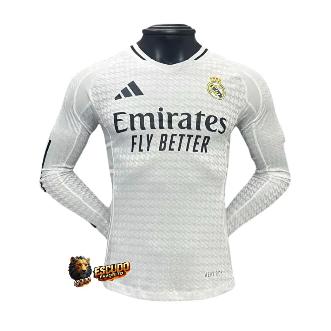 REAL MADRID I 24/25 HOMBRE MANGA LARGA VERSIÓN JUGADOR