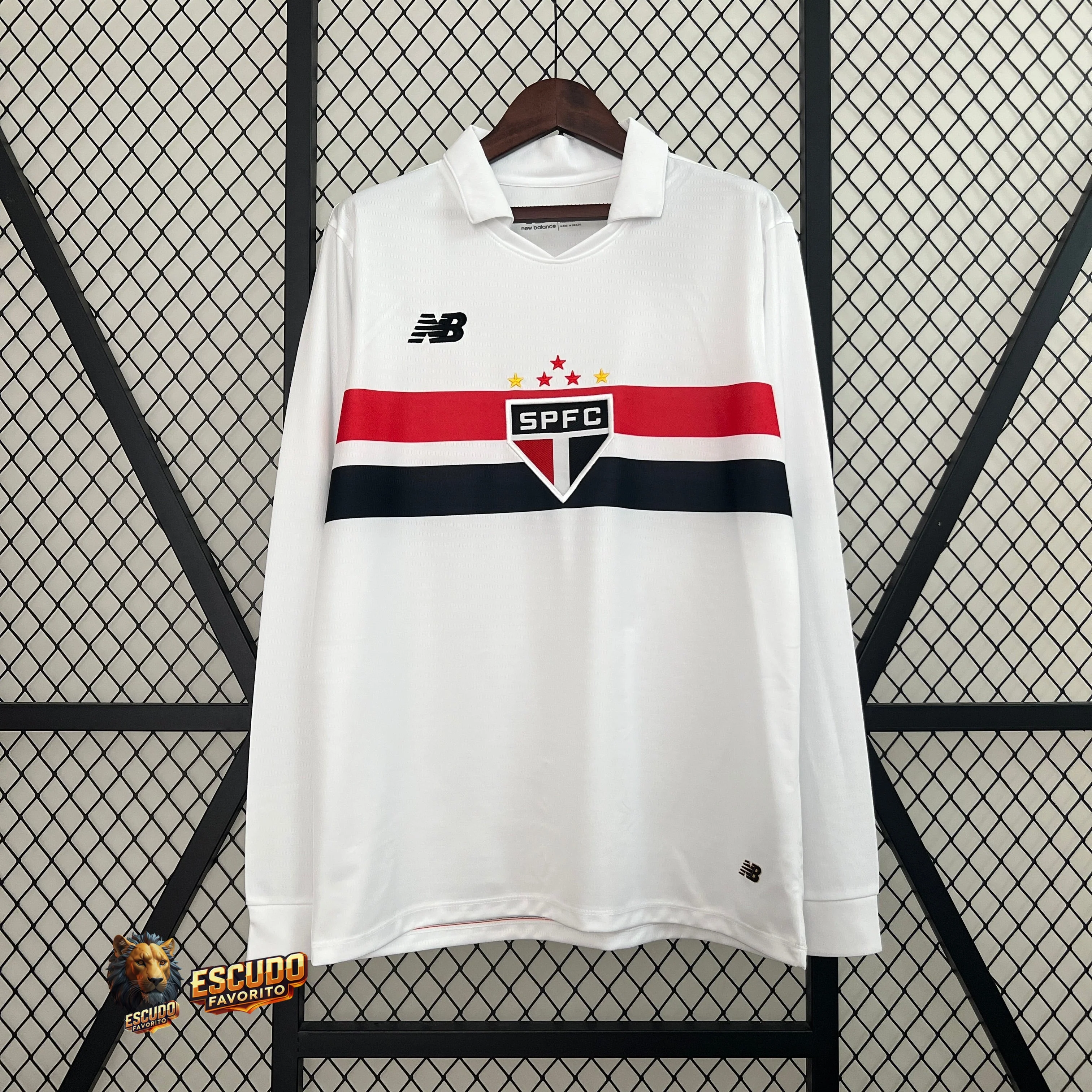 CAMISETA SÃO PAULO I HOMBRE (MANGA LARGA)