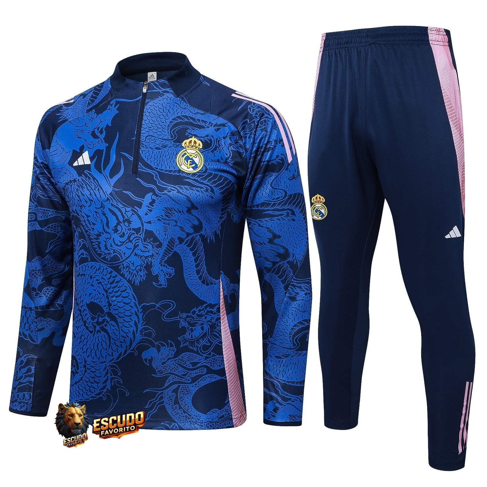 CONJUNTO LARGA REAL MADRID ENTRENAMIENTO XIII 24/25 HOMBRE
