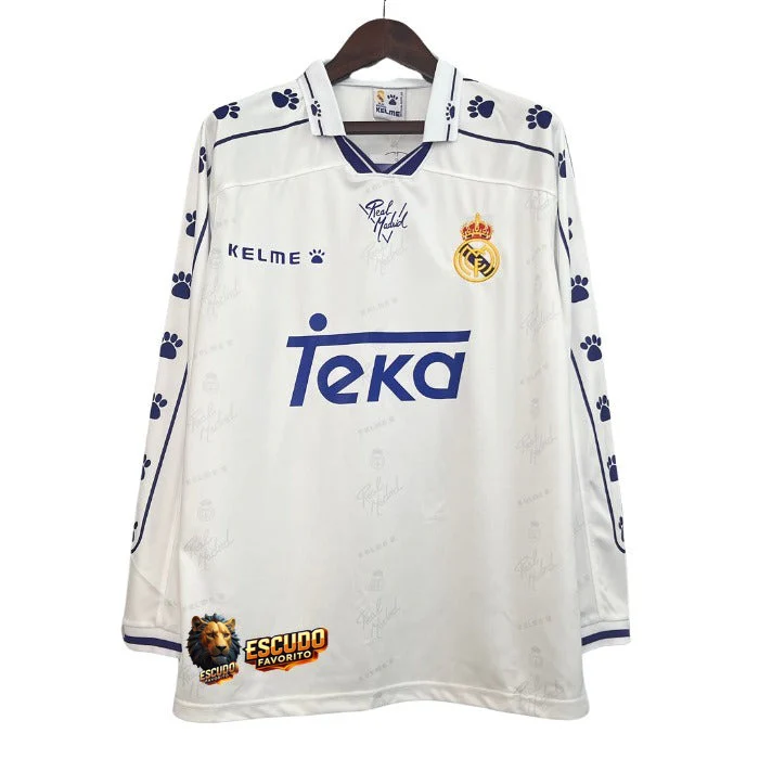 CAMISETA REAL MADRID I 94/96 HOMBRE (RETRO) MANGA LARGA