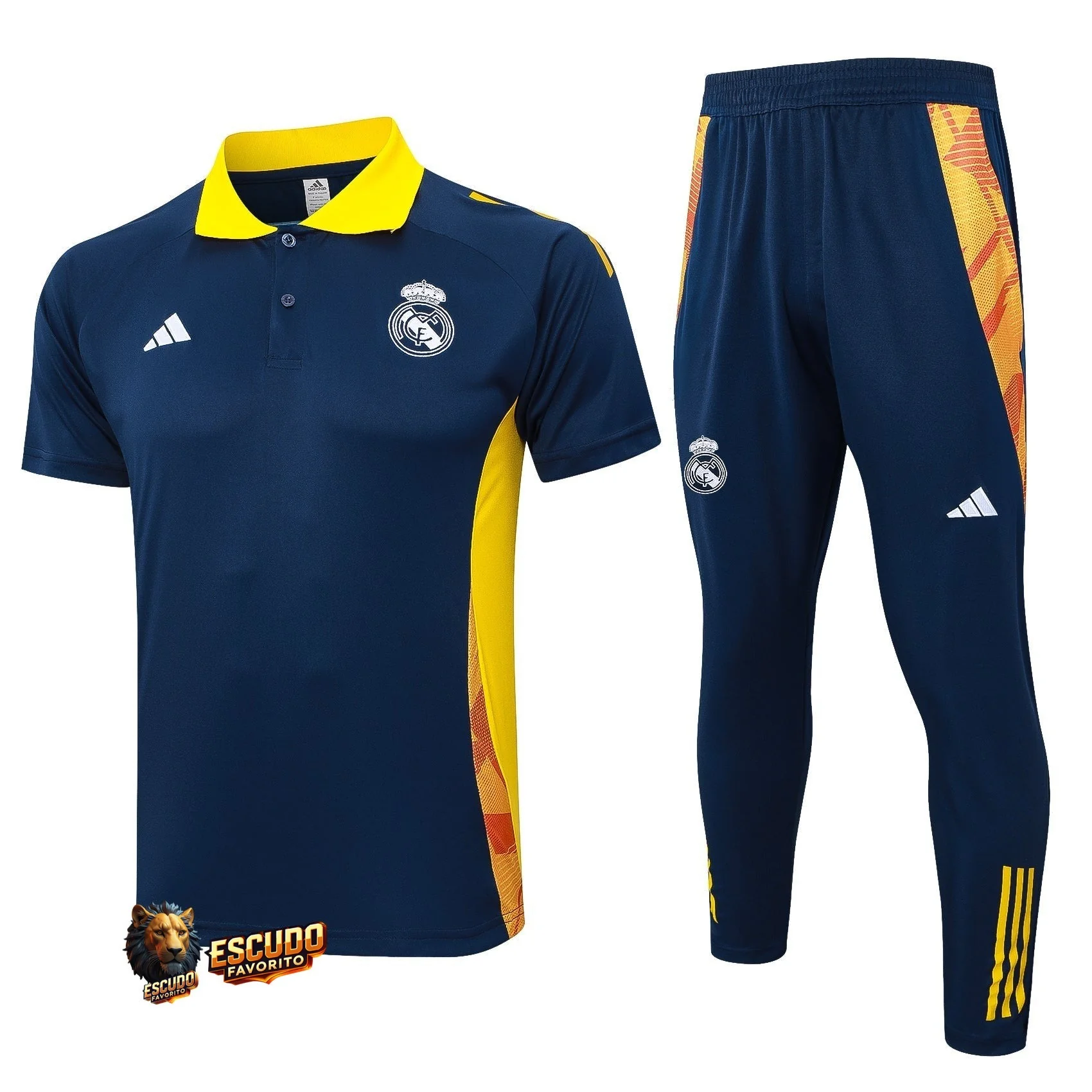CONJUNTO POLO REAL MADRID ENTRENAMIENTO XI 24/25 HOMBRE