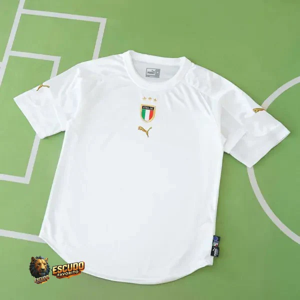 CAMISETA ITÁLIA II 2004 HOMBRE (RETRO)